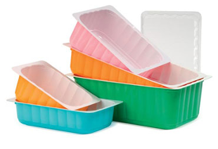 Plastic lids for sorbet cups